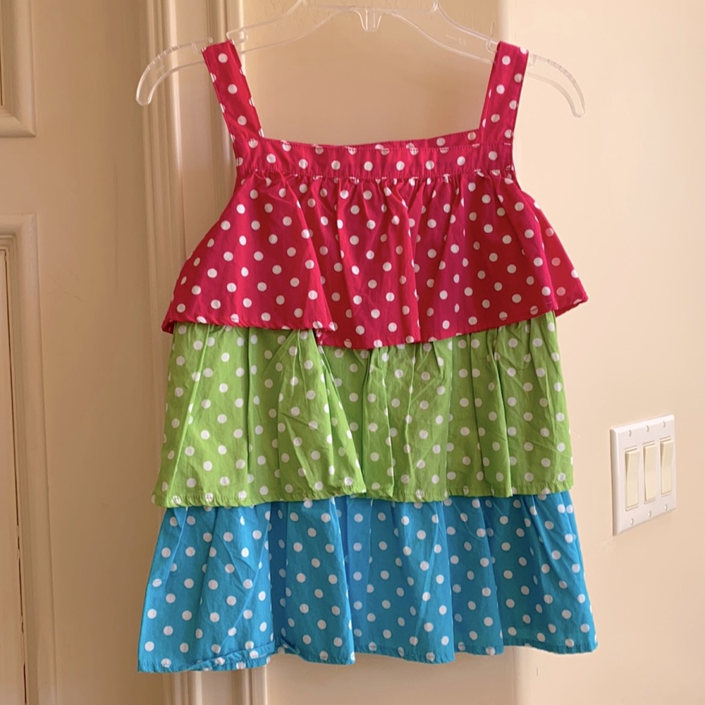 Gymboree tiered dressy tank top